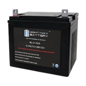 ML-U1 12V 200CCA Battery for Troy-Bilt 11-32 Lawn Tractor and Mower