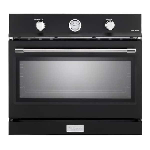 30 in. Built-In Gas Single Wall Oven with 3.5 cu. ft. Capacity, Convection in Matte Black