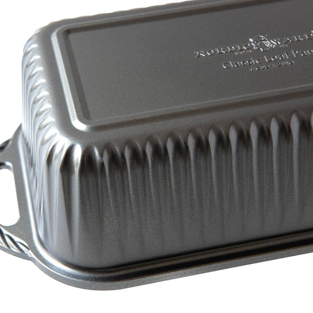 Classic Non-Stick Aluminum Loaf Pan with Handles