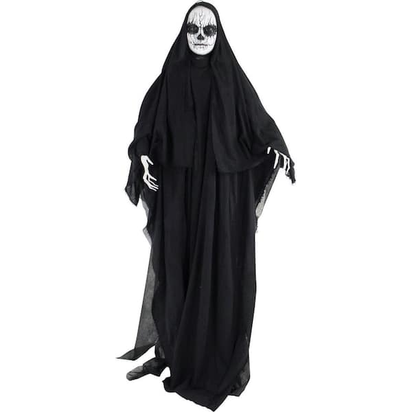 HAUNTED HILL FARM:Haunted Hill Farm 71 in. Touch Activated Animatronic Reaper