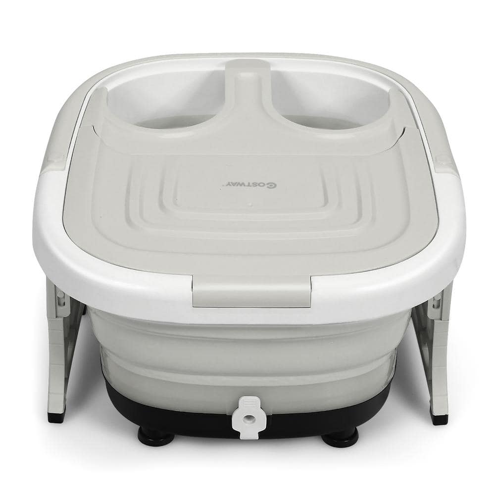 Portable Foot Spa Bath Motorized Massager with Shower-Gray