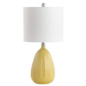 Linnett 20 in. Yellow Table Lamp