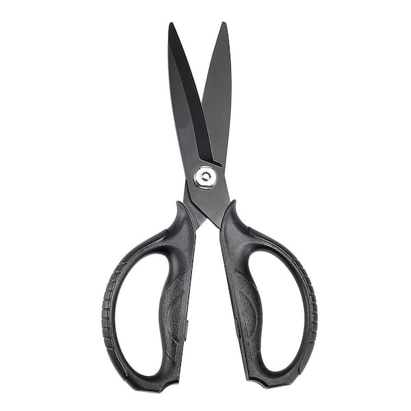◯● kiーyoページ●◯ Wudkey 8.11 in. Black Titanium Plated Kitchen Scissors