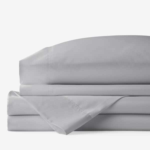 Company Cotton Pebble Gray Bamboo Sateen Twin XL Sheet Set