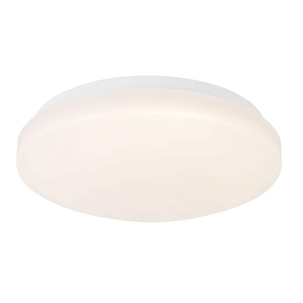 Tio 11-in Acrylic White dimmable LED Flush Mount price history on PriceWatchPro