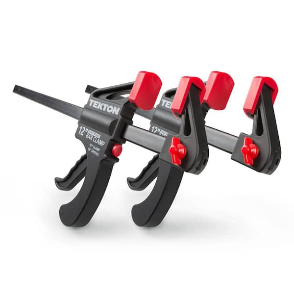 TEKTON 12 in. Ratchet Bar Clamp/18 in. Spreader Set (2-Piece)