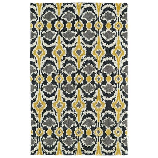 Kaleen Global Inspiration Yellow 3 ft. 6 in. x 5 ft. 6 in. Area Rug