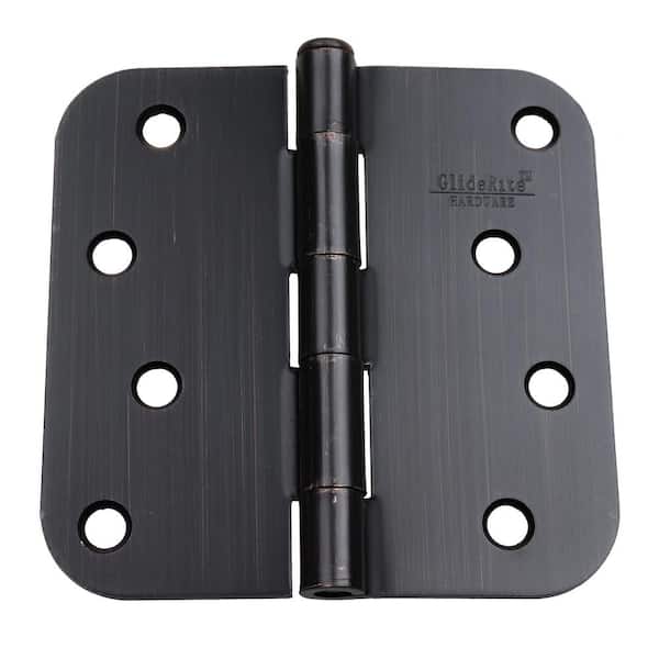 Dynasty Hardware 4 inch Spring Loaded Door Hinge Self Closing with