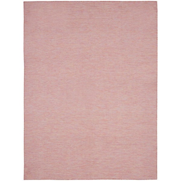 Rainbow 10 ft. x 14 ft. Woven Abstract Polyester Rectangle Indoor/Outdoor Area Rug