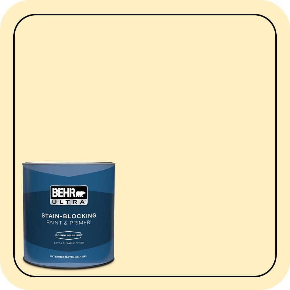 1 qt. #380A-2 Moonlit Yellow Extra Durable Satin Enamel Interior Paint & Primer price history on PriceWatchPro