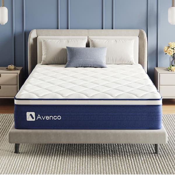 Queen Medium Firm Hybrid Gel Infused Memory Foam 14 in. Bed-in-a-Box Mattress