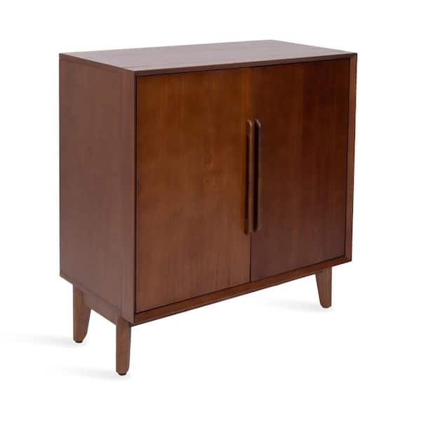 McCutcheon Walnut Brown 30 in. H Accent Storage Cabinet