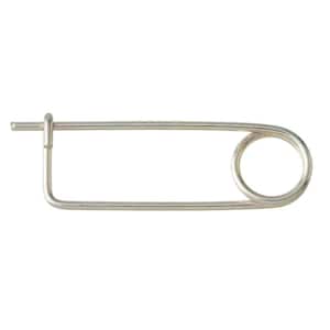 0.09 in.x2-3/4 in. Zinc Safety Pin 2-Pieces