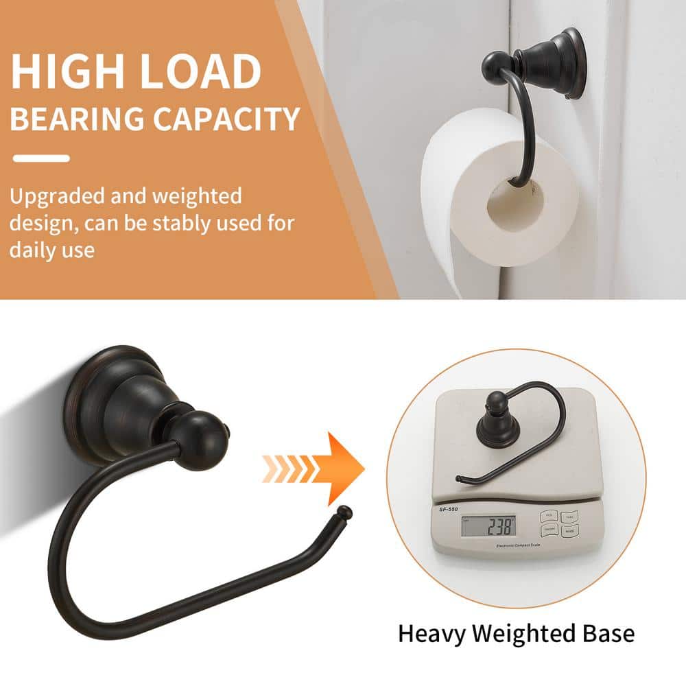 Oil Rubbed Bronze Wall Mounted Toilet Paper Holder