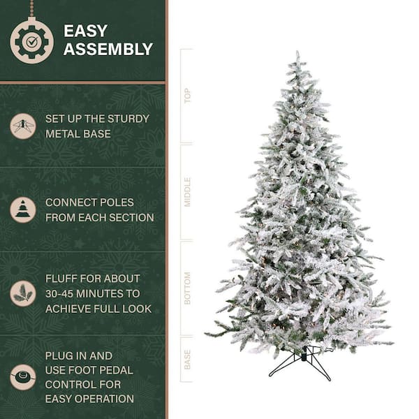 How to Assemble a Blue Ridge Artificial 9Ft Christmas Tree: Easy Steps