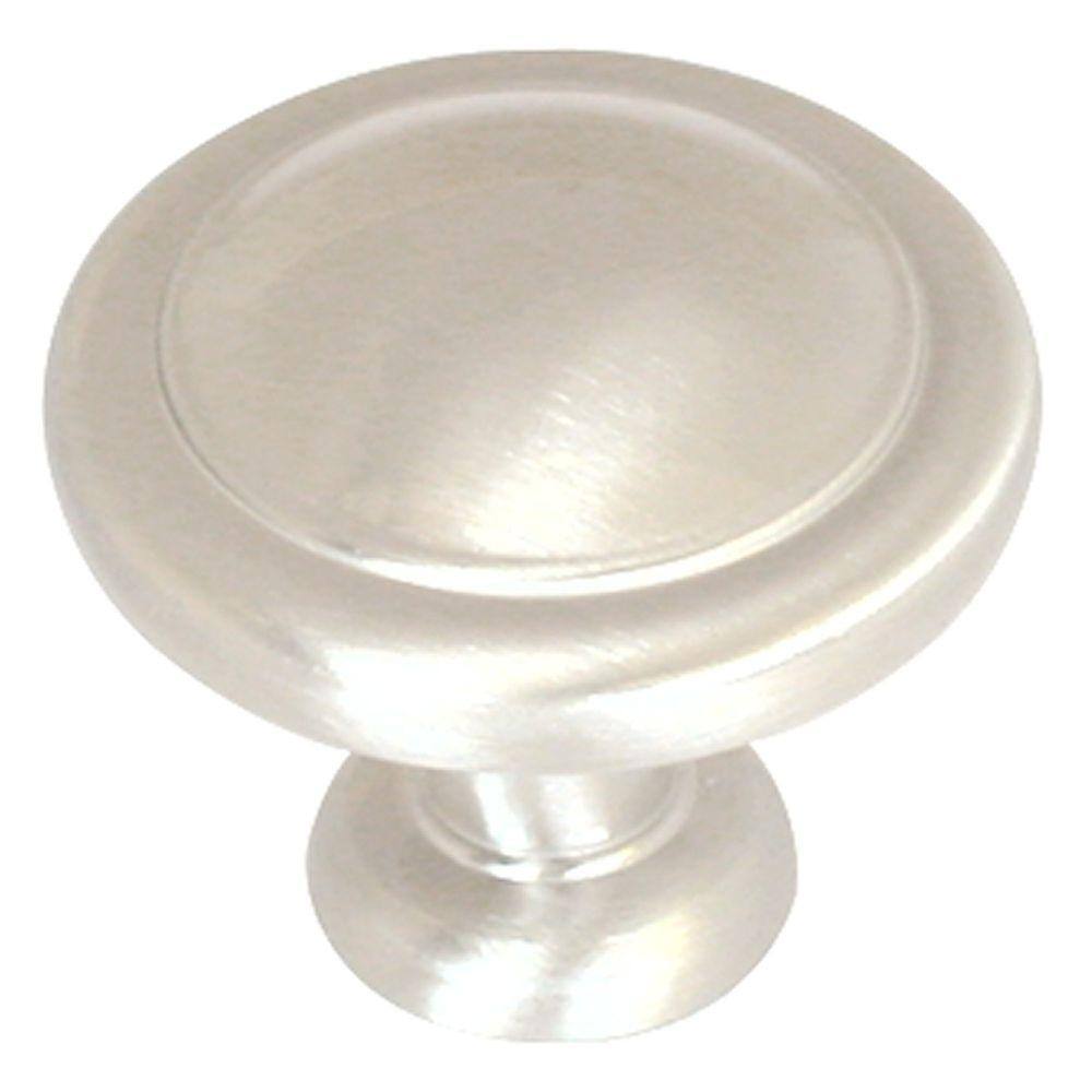 Everyday Heritage 1-1/4 in. (32mm) Traditional Satin Nickel Round Cabinet K