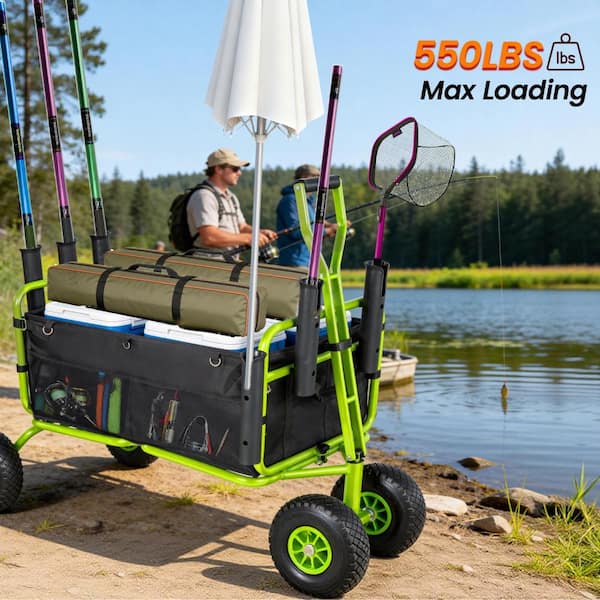 Meteor shower llc Metal Stainless steel Collapsible Wagon 9.85