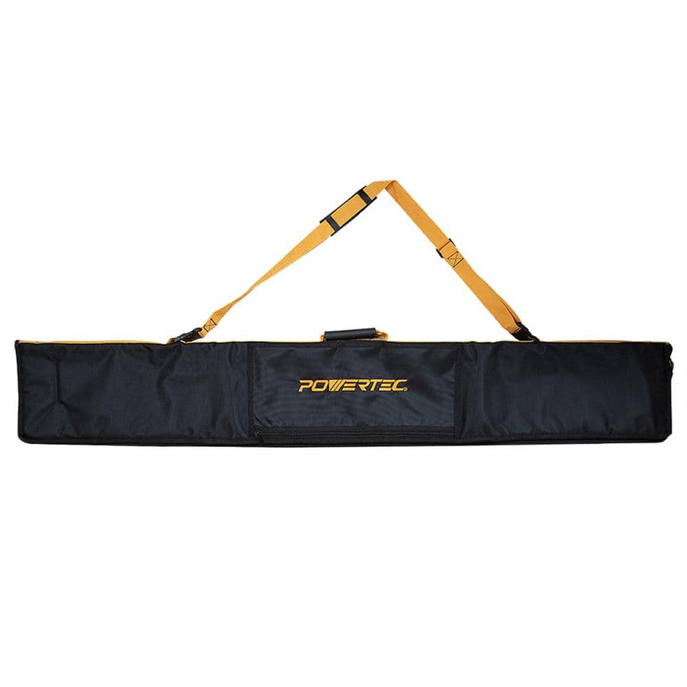 POWERTEC 60 in. Track Saw Guide Rail Bag for Festool, Makita, and DEWALT with Dual-Sided Padding For Secure Rail Placement