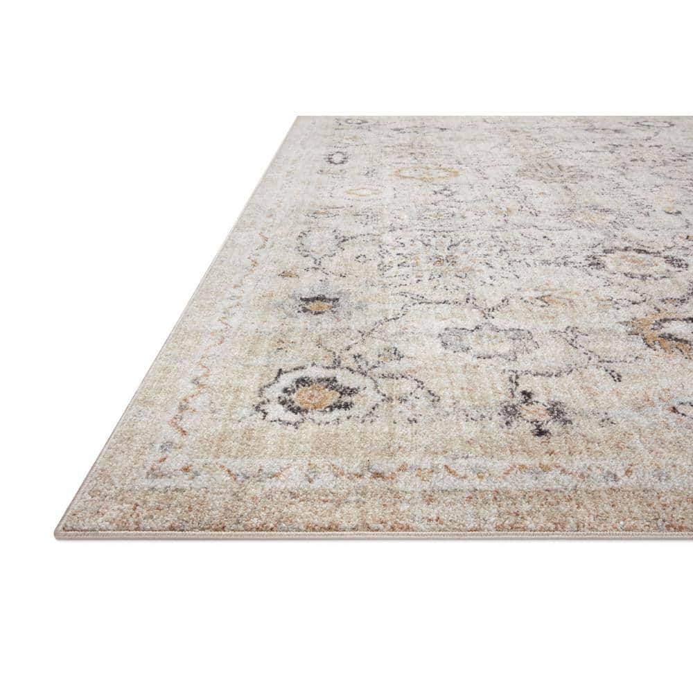 Monroe Natural Multi Synthetic Rectangular Area Rug 6'-7" x 9'-3"