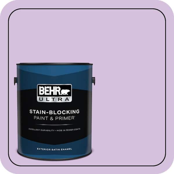 BEHR ULTRA 1 gal. #660A-3 New Violet Satin Enamel Exterior Paint & Primer
