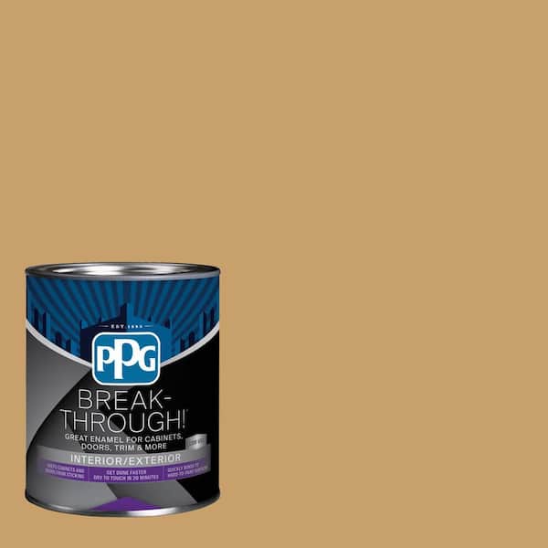 Break-Through! 1 qt. PPG1089-5 Bleached Maple Semi-Gloss Door, Trim & Cabinet Paint