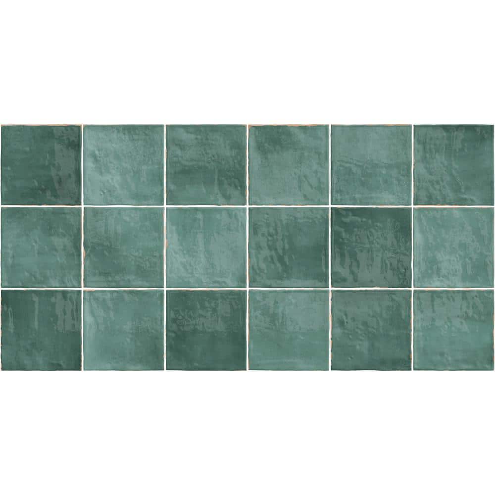 Antigo 5x5 Mist Glossy Ceramic Wall Tile