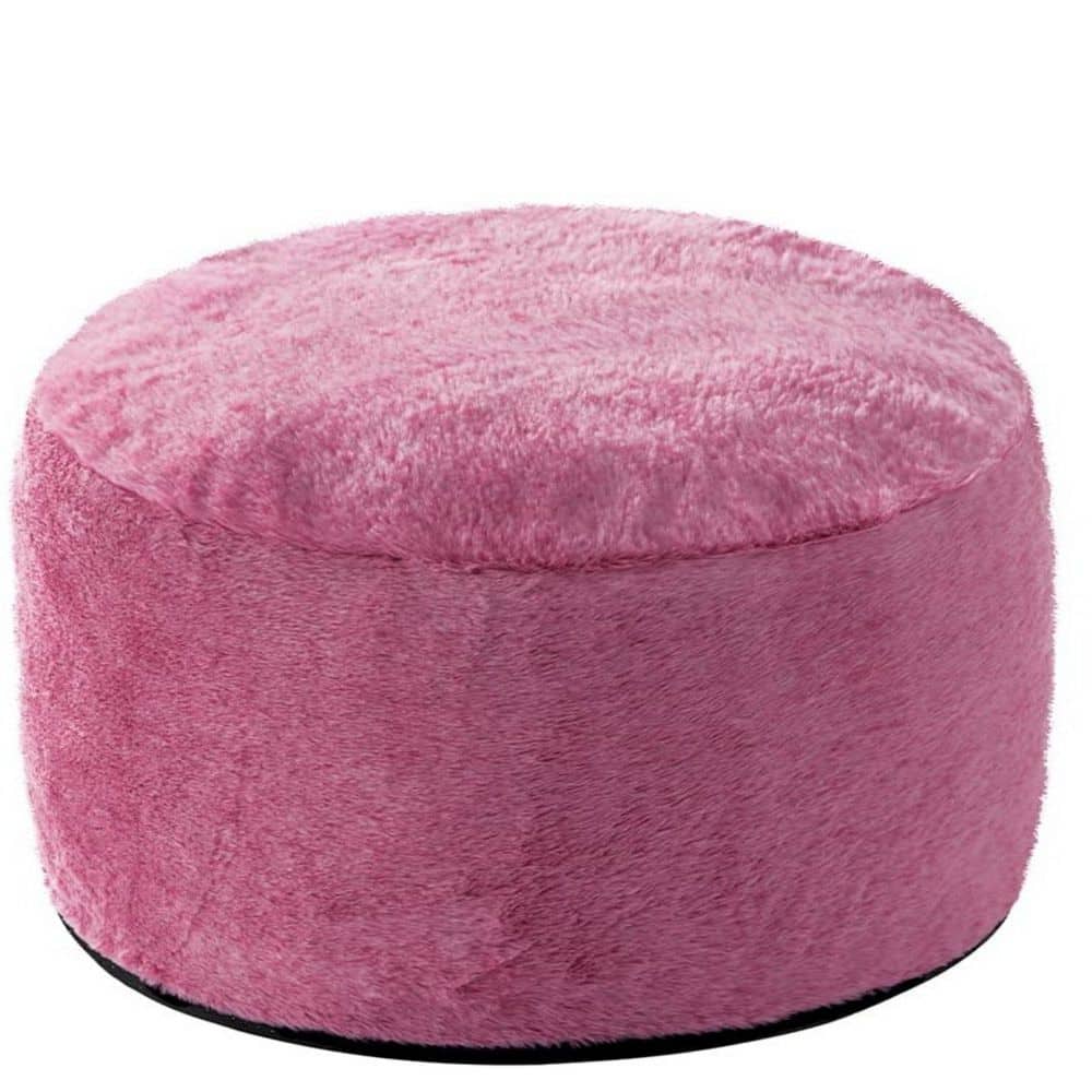 20 x 15 in. Purple Round Outdoor Pouf Cushion with Foam Filling Soft Foot Rest for Living Room price history on PriceWatchPro