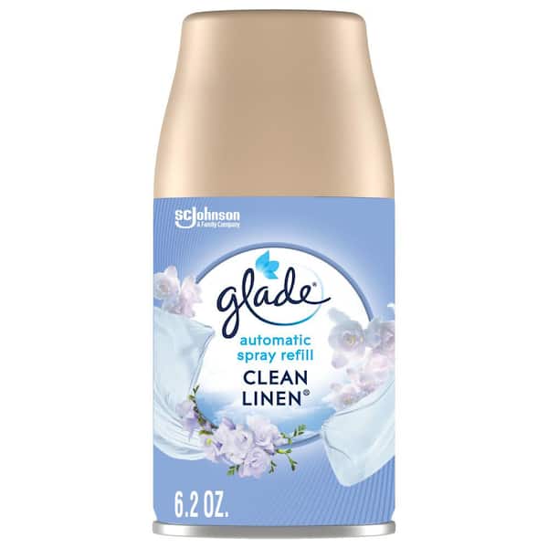 Glade 6.2 oz. Clean Linen Automatic Air Freshener Spray Refill