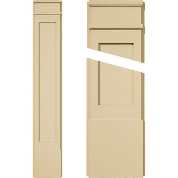 Ekena Millwork 2 in. D x 10 in. W x 60 in. L Primed Polyurethane Pilaster 1- Pack