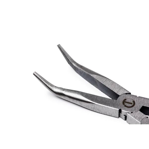 CRAFTHROU 1pc Crimping Tool Duck Bill Pliers Tool Needle Nose Wrench Nose  Tool Angled Pliers Crimping Clamp Repairing Pincer Needle Nose Pliers Elbow  Wire Cutters Black Jump Ring Manual : : Home