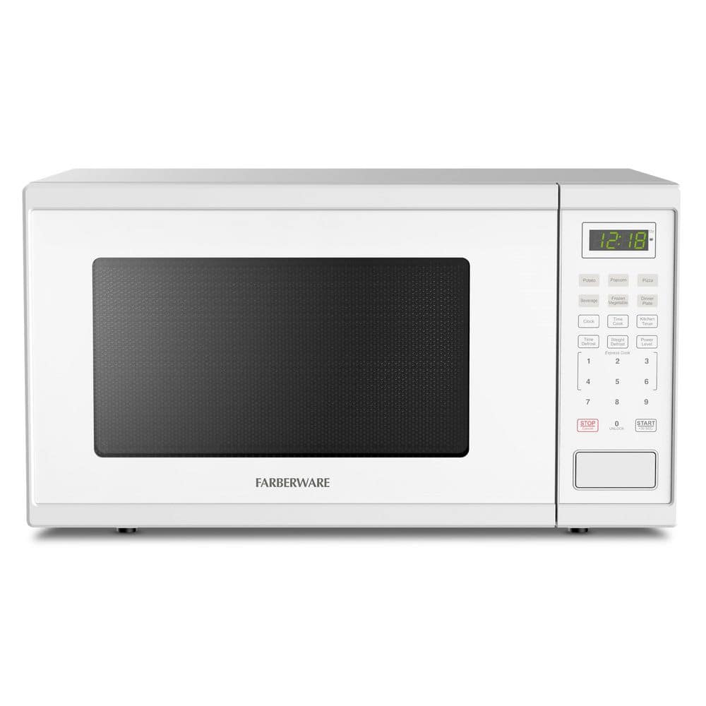 Farberware 1.1 Cu. Ft. 1000-Watt Microwave Oven, White