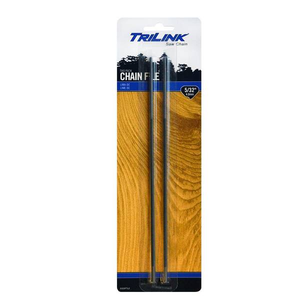 TriLink 5/32 in. Chainsaw Files (2-Pack)