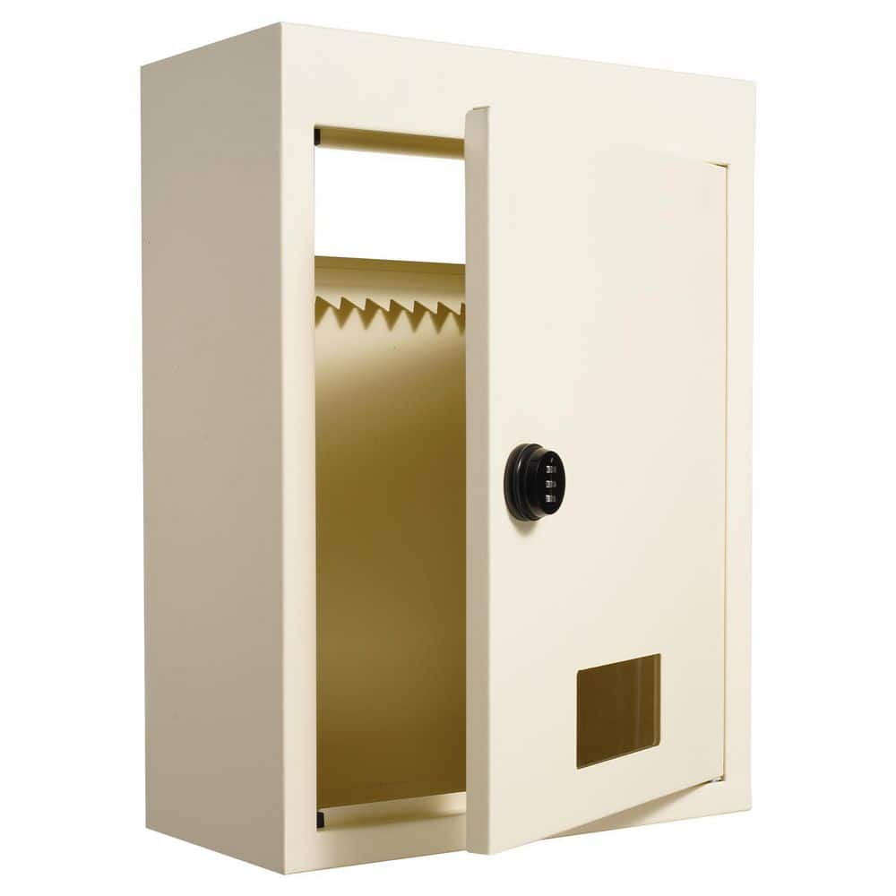 Through The Wall Drop Box, Heavy Duty Steel Through the Wall Mailbox, 12.5x6.3x16.9 in. Mail Drop Box, Beige 2025 update price history on PriceWatchPro