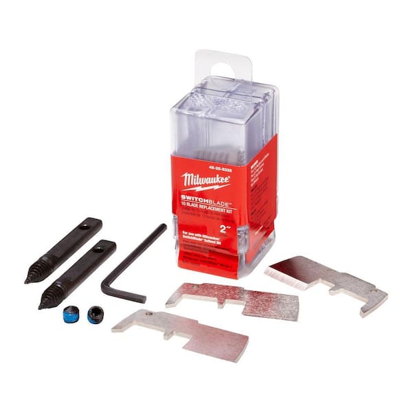 Milwaukee 2 in. SWITCHBLADE High Speed Steel Blade Replacement Kit ...