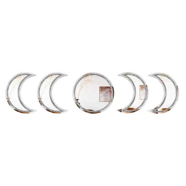 THKSHOUZ 28.35 in. W x 24.8 in. H Rectangular Frameless Mirror Electric Fireplace