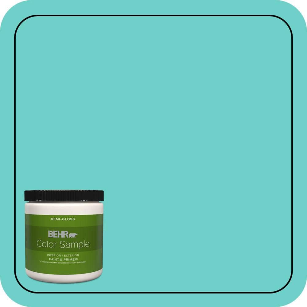 8 oz. #P450-4 Hidden Sea Glass Semi-Gloss Interior/Exterior Paint & Primer Color Sample price history on PriceWatchPro