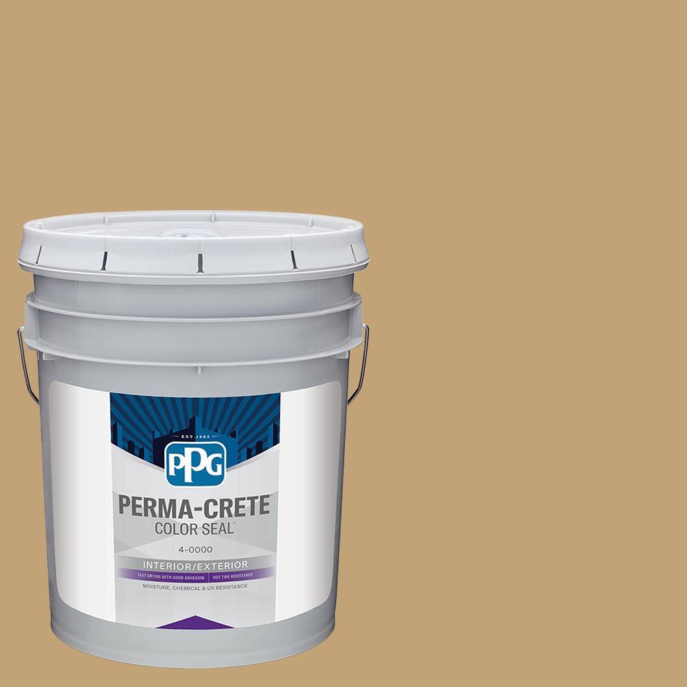 PermaCrete Color Seal 5 gal. PPG10955 Applesauce Cake Satin Interior