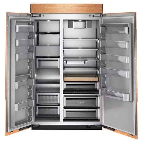 KitchenAid 48 in. 30 cu. ft. Built-In Side-by-Side Refrigerator in