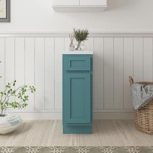 12 in. W x 21 in. D x 32.5 in. H 1-Drawer Bath Vanity Cabinet without Top in Sea Green