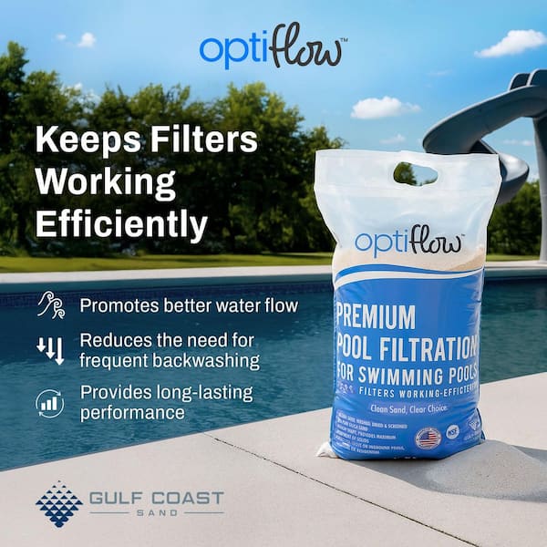 50 lb. Premium Pool Filtration Angular Sand w/Pure Silica Formula 2-Pack