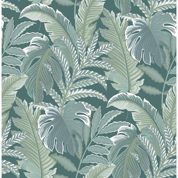A-Street Prints Verdant Sage Botanical Paper Strippable Roll (Covers 56.4 sq. ft.)