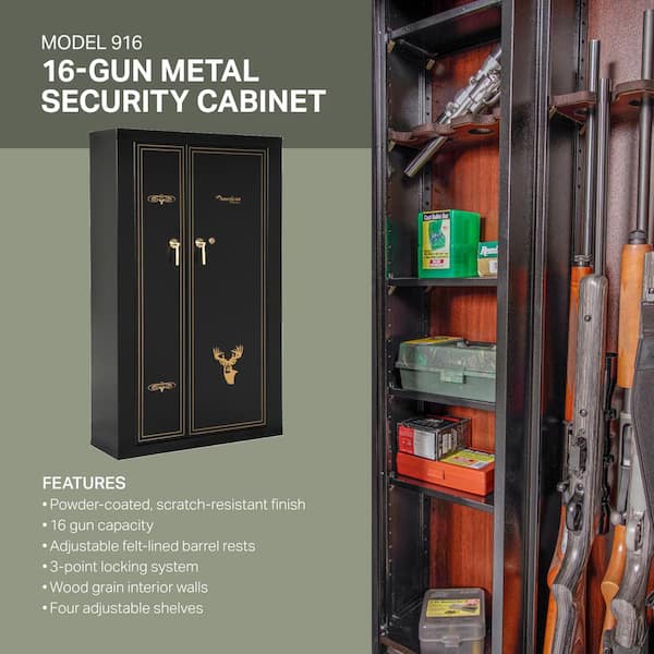 American Furniture Classics Woodmark 7.38 cu. ft. 16 Gun Cabinet