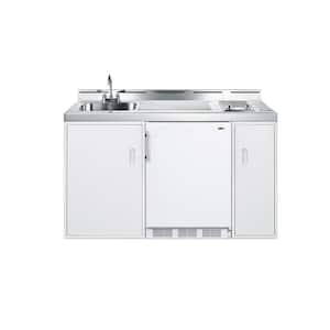 59.13 in. W Compact Kitchen in White