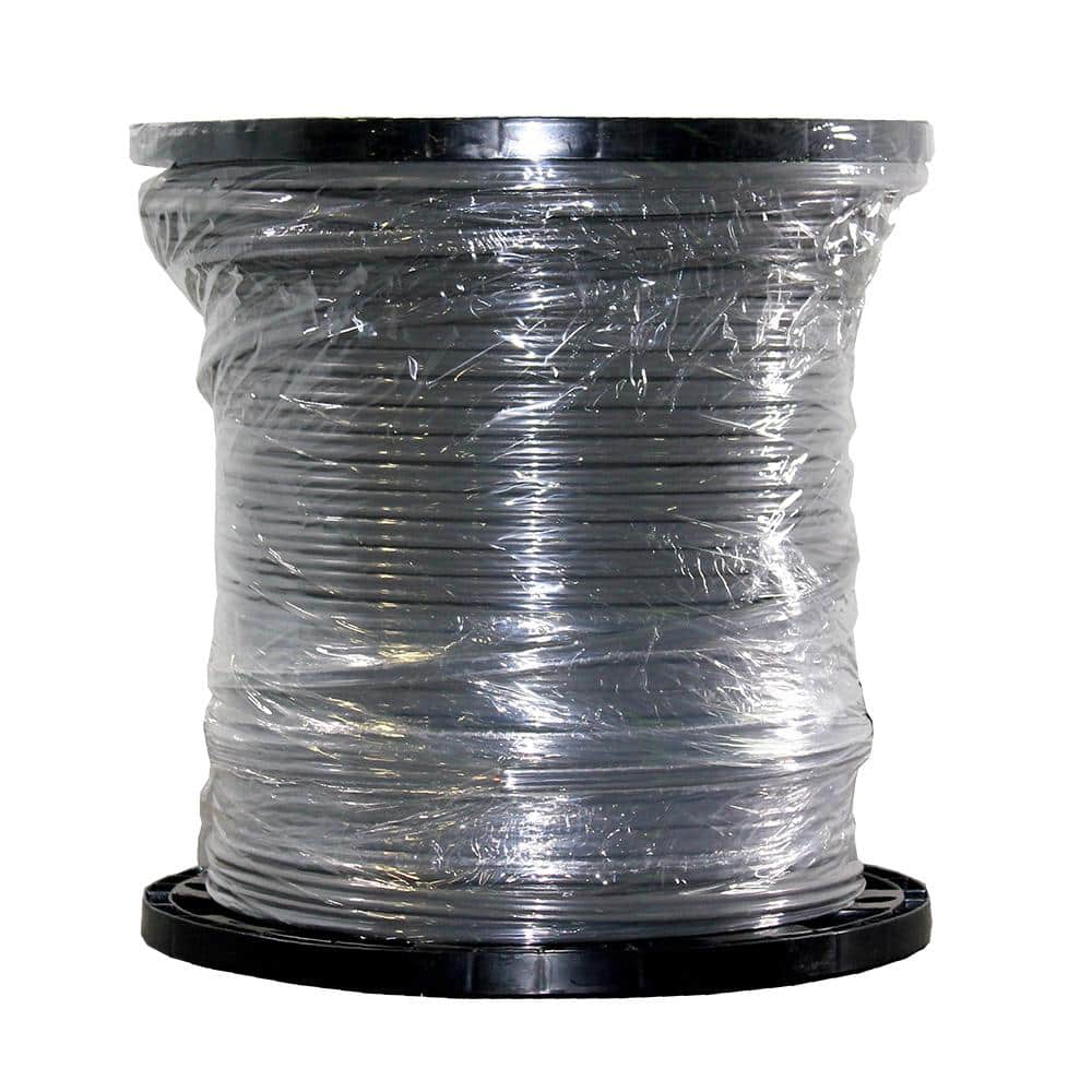 1,000 ft. 12/2 Gray Solid CerroMax Copper UFB Cable with Ground Wire