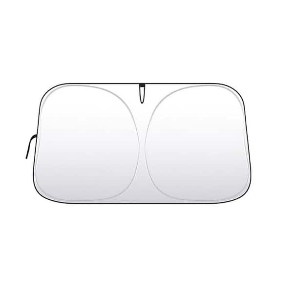 57.08 x 31.5 in. 240T Thickened Automotive Universal Windshield Sun Shade with Storage Bag