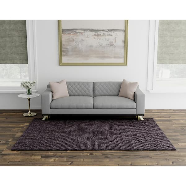 Cordelia Gray 8 ft. x 11 ft. Gradient Boho Hand Knotted Wool Area Rug