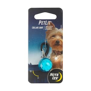 PetLit Collar Light in Turquoise