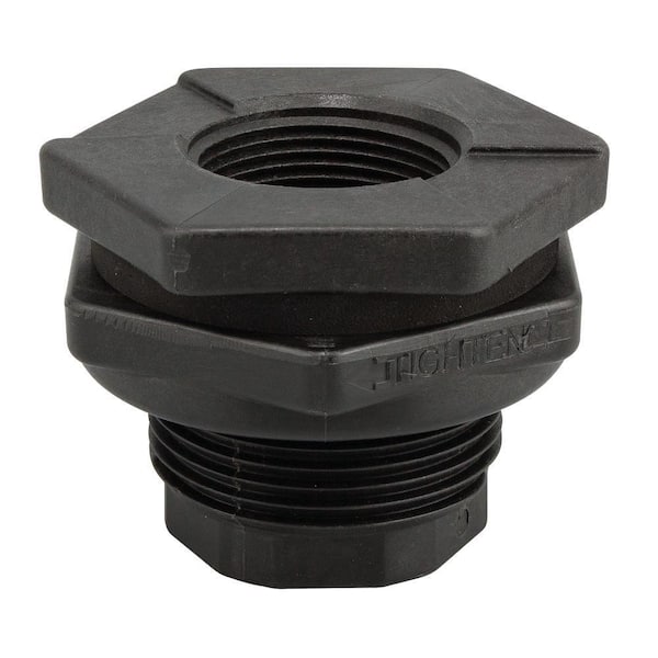 Sioux Chief 1-1/4 in. EPDM Washer Bulkhead MPT x FPT Union