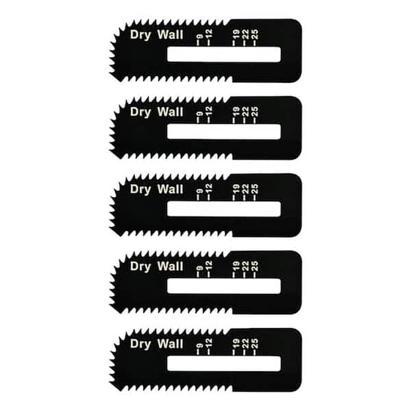 Unbranded Drywall Cut-Out Saw Blades 1-3/16 Durable HCS for Precise Cuts Compatible with Makita XDS01 XDS01Z 5 Pack