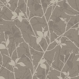 Boutique Belle Taupe and Gold Wallpaper